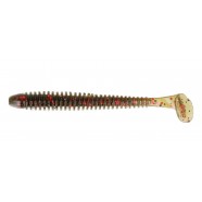 Приманка силіконова на хижака, ZEOX Trigger Shad Tail, довжина 2,9 дюймів, 8шт/уп, колір №001 BRF